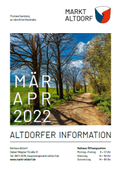 Titelseite Altdorfer Infoblatt März April 2022