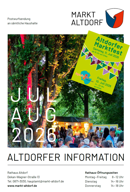 Titelseite JuliAugust 2026